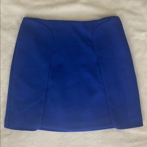 Cobalt blue skirt